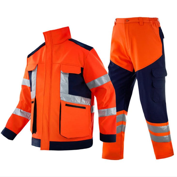 Winter High Vis Reflective Safety Jacket LED Flash EN ISO 20471 ANSI Certified R